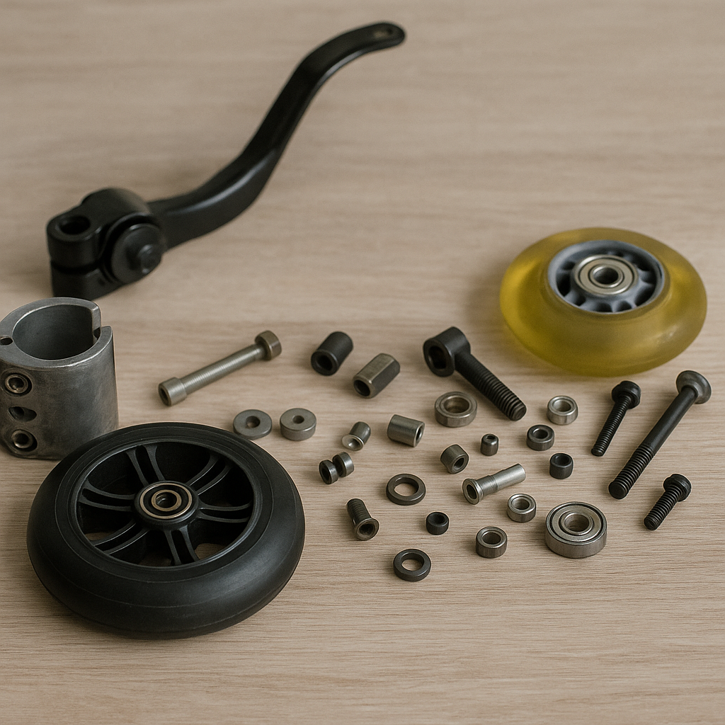 Części zamienne do hulajnóg, deskorolek, rolek i wrotek – naprawiaj, nie wyrzucaj!